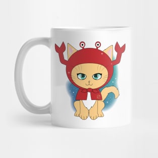 Zodiac Astrology Horoscope Star Sign Cat - Cancer Mug